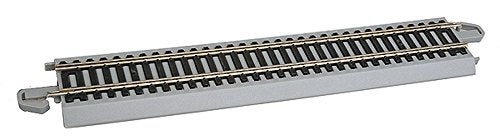 Bachmann Trains - Snap-Fit E-Z TRACK 9” STRAIGHT TRACK - BULK (50 pcs) - NICKEL SILVER Rail With Gray Roadbed - HO Scale - Image 4