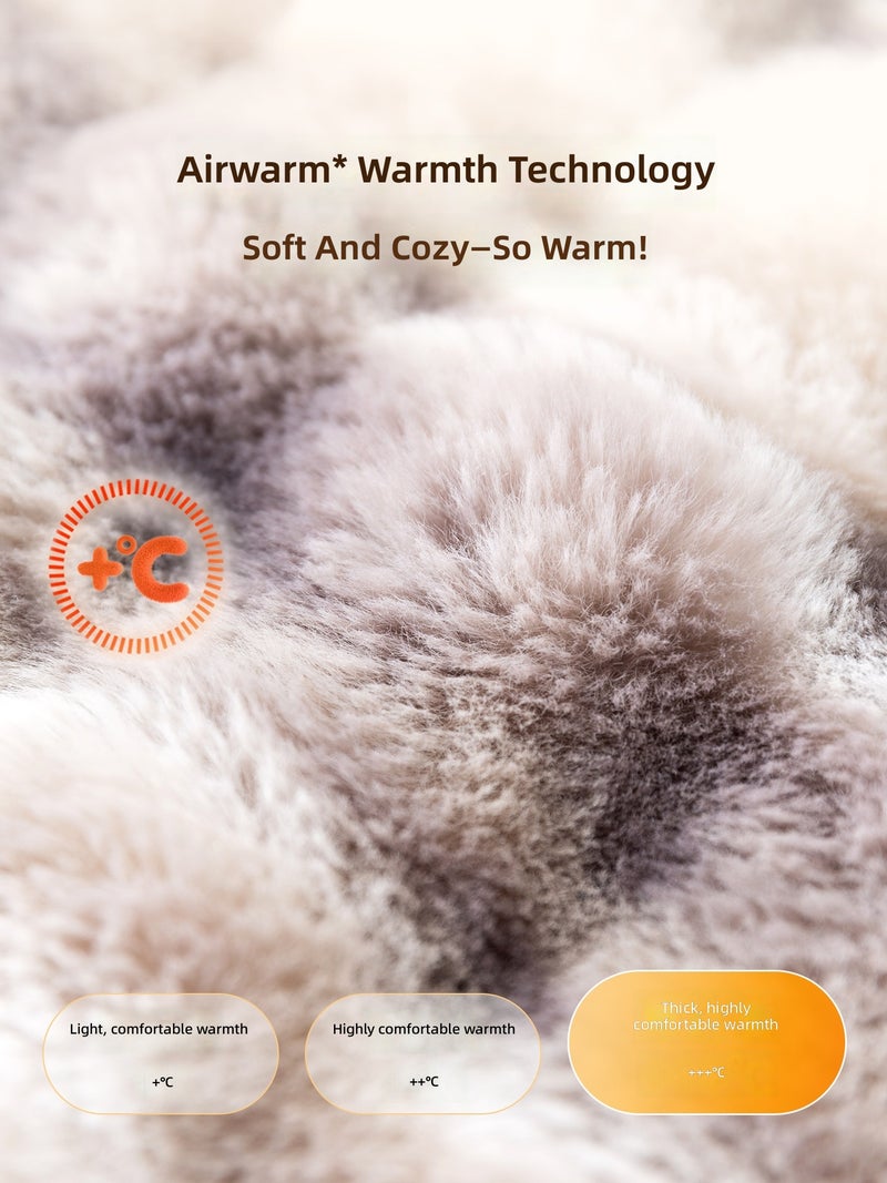 Plush Pet Bed Mat for Dogs and Cats, Warm Winter Blanket, Soft Faux Fur Cushion - Image 4