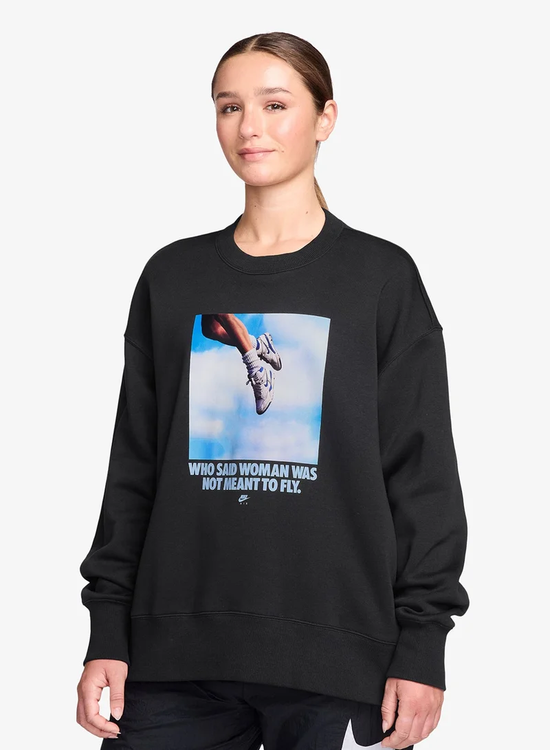 Nike Phoenix Fleece Oversized Photo Sweatshirt
