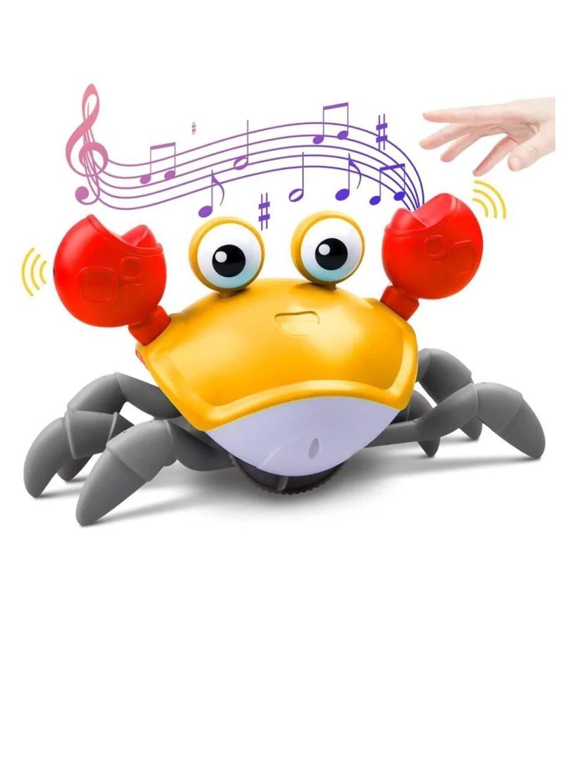 Crab Toy Crawling Crab Baby Toys Infant Toy Gifts from 3-12 Boy Girl with Learning Crawl System Music for 0-36 Months Walking Toddler Birthday Gift - Image 1