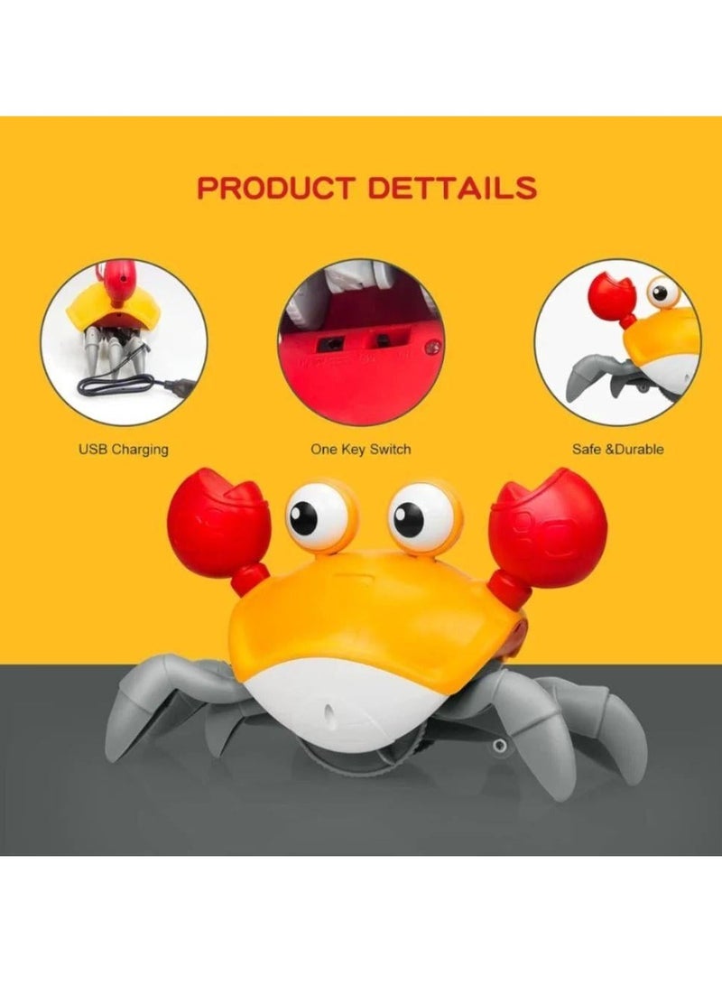 Crab Toy Crawling Crab Baby Toys Infant Toy Gifts from 3-12 Boy Girl with Learning Crawl System Music for 0-36 Months Walking Toddler Birthday Gift - Image 4