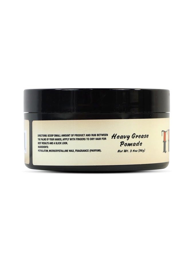 Lucky 13 Tru-Hold Heavy Grease Pomade 3.4oz | Oil Based | Heavy Hold | High Shine - Image 5