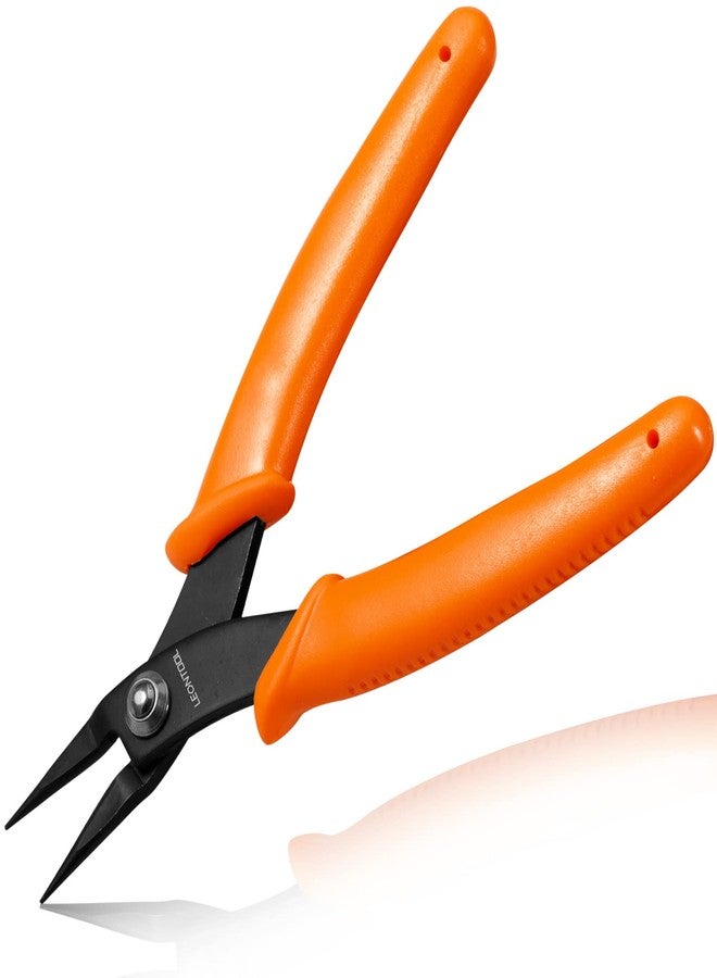 LEONTOOL Mini Round Nose Pliers with Smooth Jaws - 5-Inch Jewelry Making Precision Pliers - Image 1