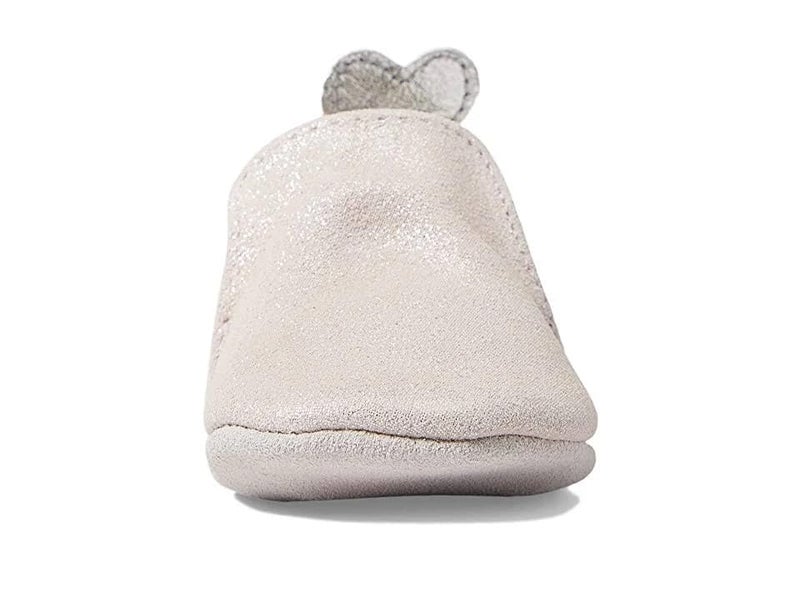 Robeez Baby Girls and Unisex Soft Soles Slip-Resistant Crib Shoes Slippers Moccasins for Infant and Toddler - Pink Light/Pastel Pretty Pearl - 6-12 Months - Image 3