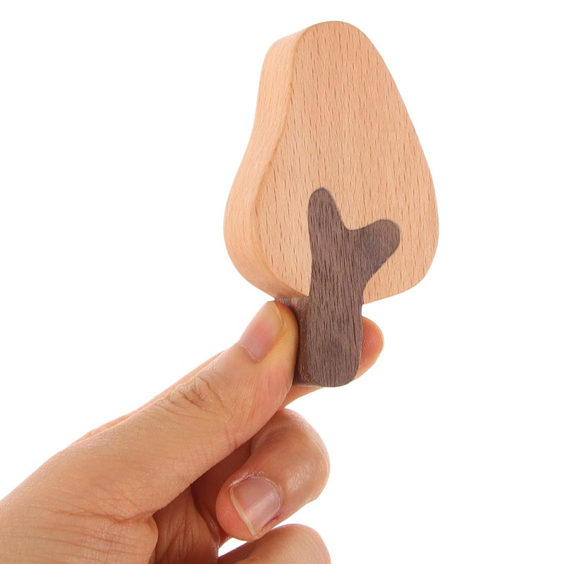 Nordic Style Wooden Strawberry Cabinet Drawer Knobs Pulls Handles For Wardrobe Kitchen - Image 5