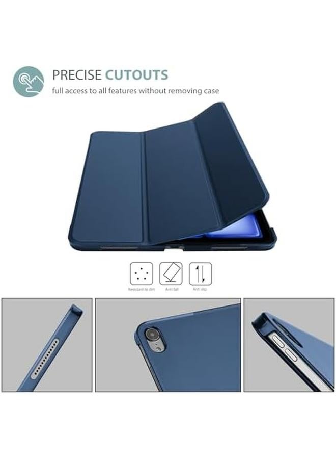 برو كيسيز حافظة ذكية لجهاز ايباد اير 11 انش M2 2024 10.9 اير الجيل الخامس 2022 10.9 اير الجيل الرابع 2020 غطاء حماية لجهاز ايباد اير 11 اير 5 الجيل الرابع - ازرق داكن - Image 5