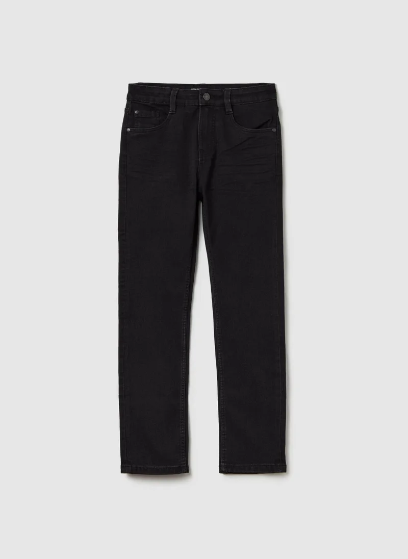 او في اس Regular-Fit Jeans With Five Pockets
