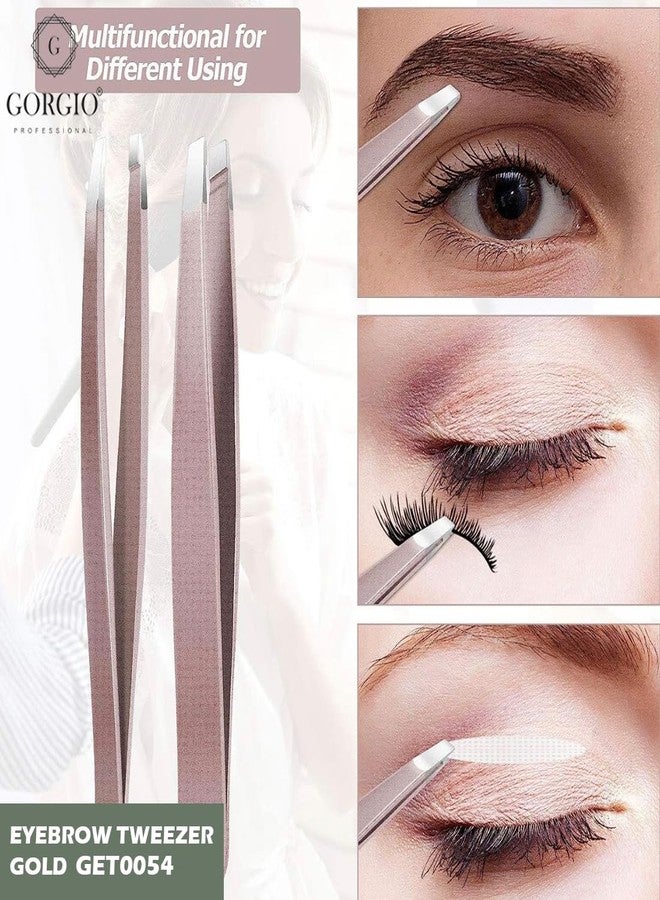 Gorgio Professional Eyebrow Tweezer GET0054 - (Colour May Vary) - Image 4