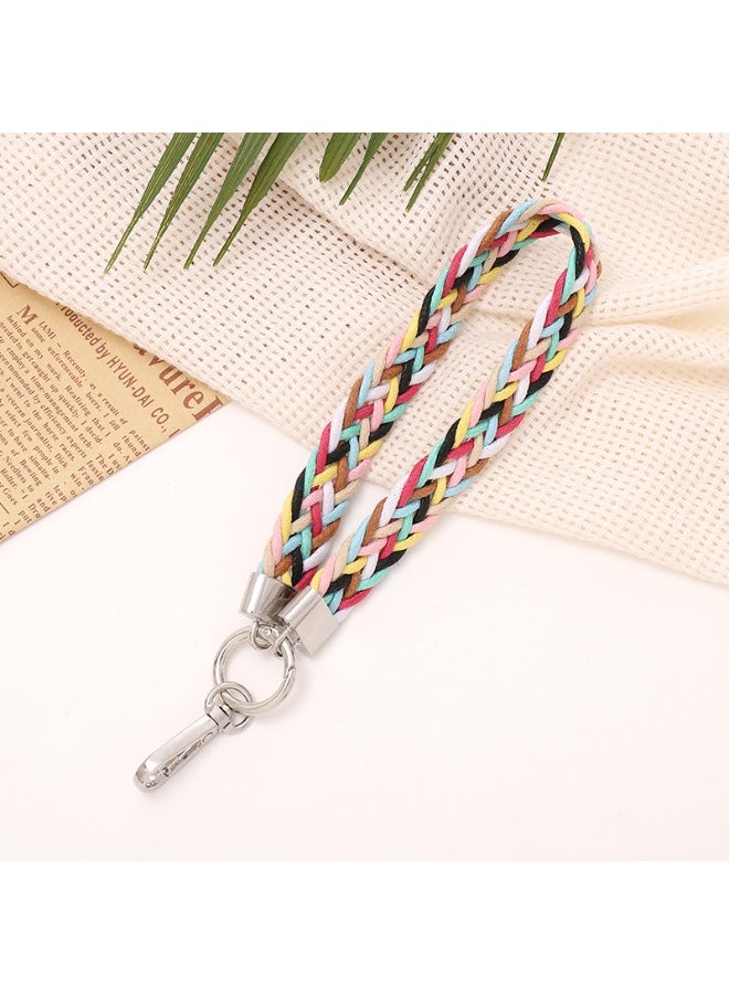 NIBEMINENT Phone Charm/ Chain Strap for Women Girls, Polyester Cotton Knitting Cell Phone Case Lanyard Wrist Strap，K2504/Color - Image 1