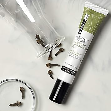 Botanical Lab Neem Leaf Clove Blemish Treatment Gel 20ml with witch hazel salicylic acid - Image 2
