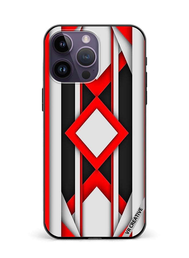 VR CREATIVE Protective Case Cover For Apple iPhone 16 Pro Abstract Design Multicolour - Image 1