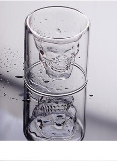 Generic Skull Shaped Transparent Glass Cup Household High Borosilicate Glass Cup  - Image 2
