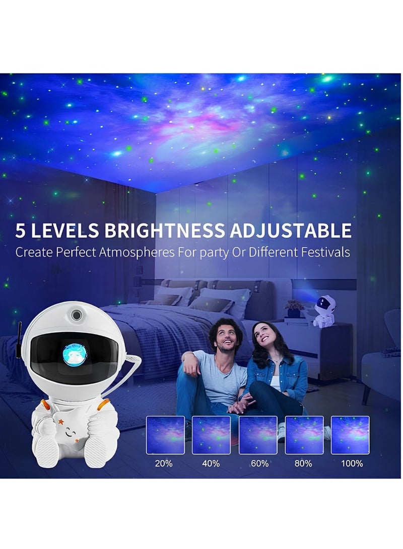 Sabek Astronaut Galaxy Star Projector Night Light – 360° Rotating Magnetic Nebula Projector with Remote Control, LED Star Ceiling Light for Bedroom, Kids Room, Gaming Room & Home Décor - Image 2