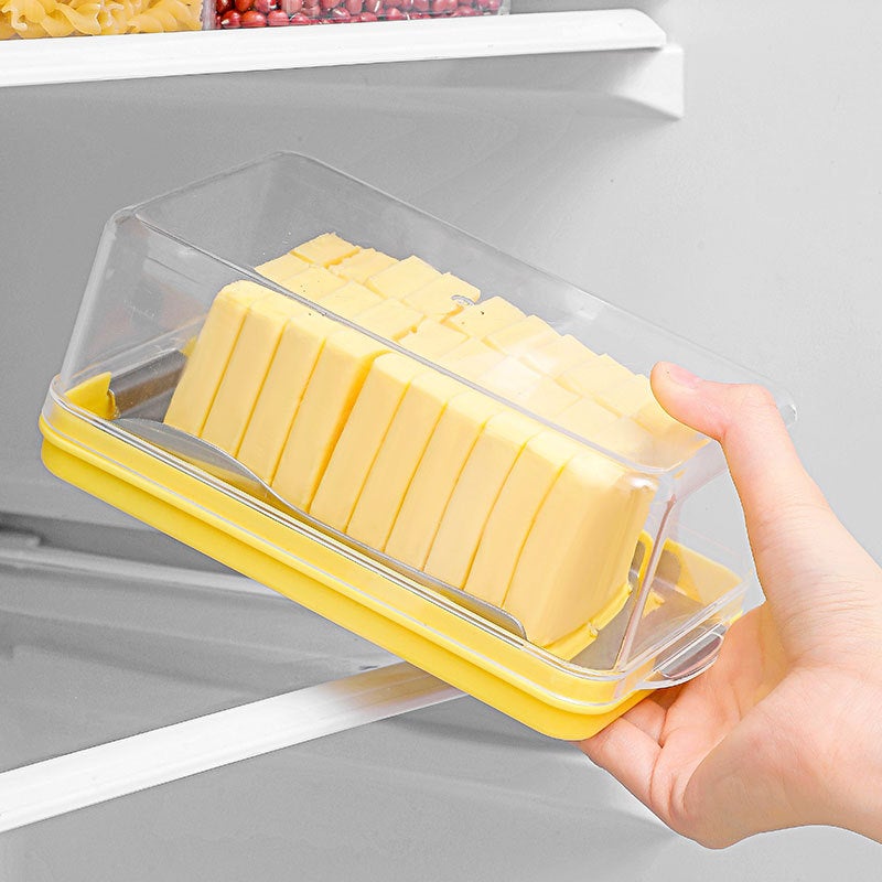 Butter Cutting Box Refrigerator Cheese Crisper Food Grade Cheese Box With Lid Butter Box Butter Cutter - Image 5