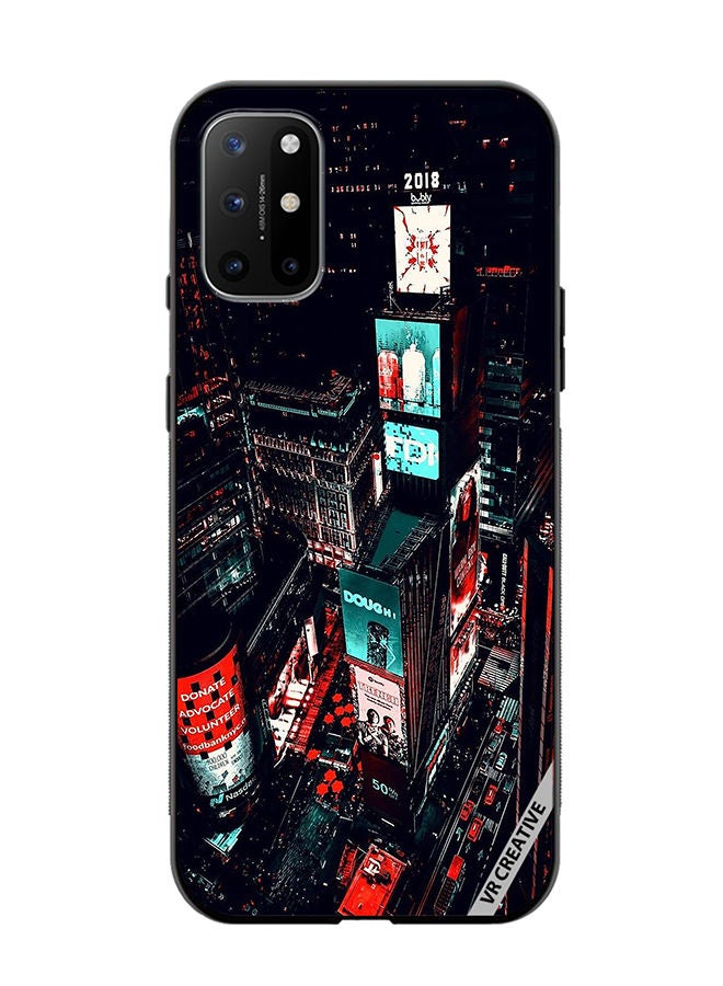 VR CREATIVE Protective Case Cover For OnePlus 8T Times Square Design Multicolour - Image 1