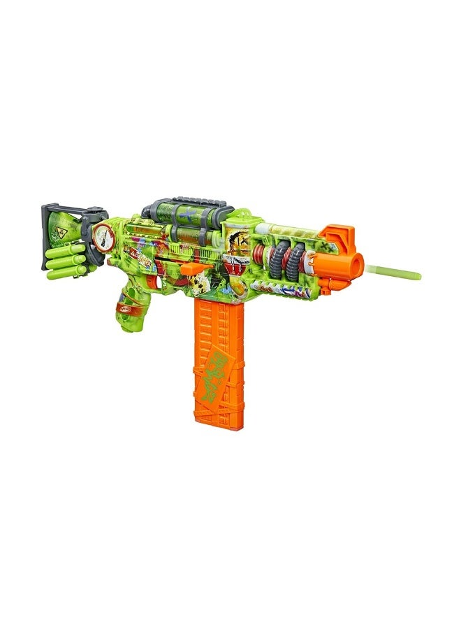 NERF Zombie Corrupter Dart Blaster With 22 Elite Darts - Image 1