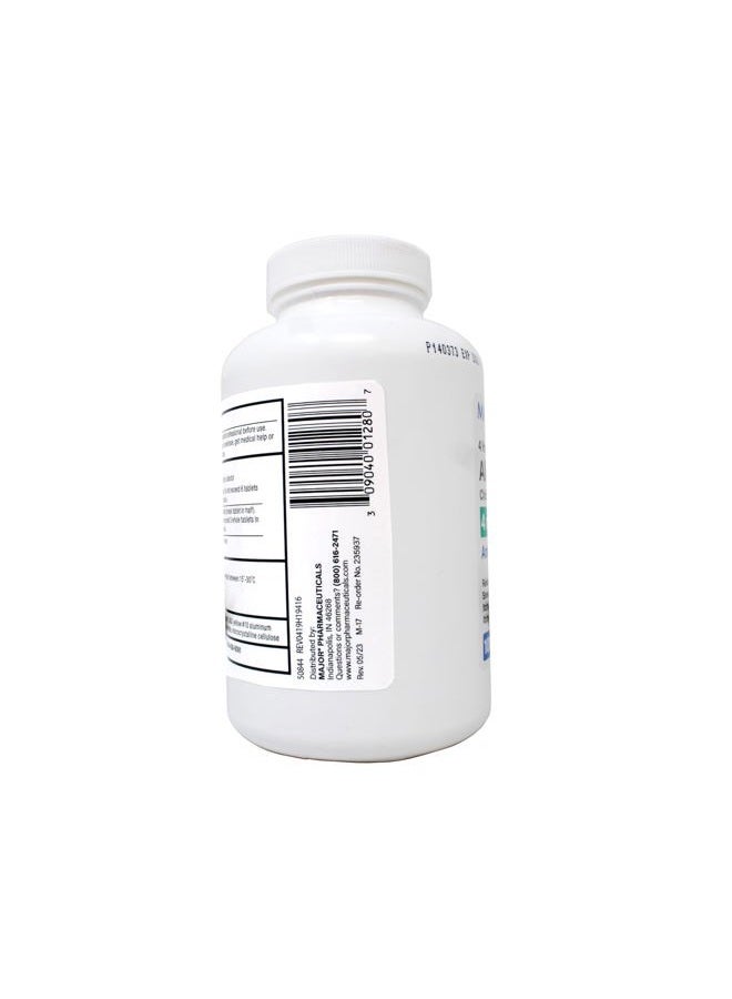 MAJOR Major 4 Hour Allergy Tablets - Chlorpheniramine Maleate - 4 mg - Antihistamine - 1000 Tablets - Image 4