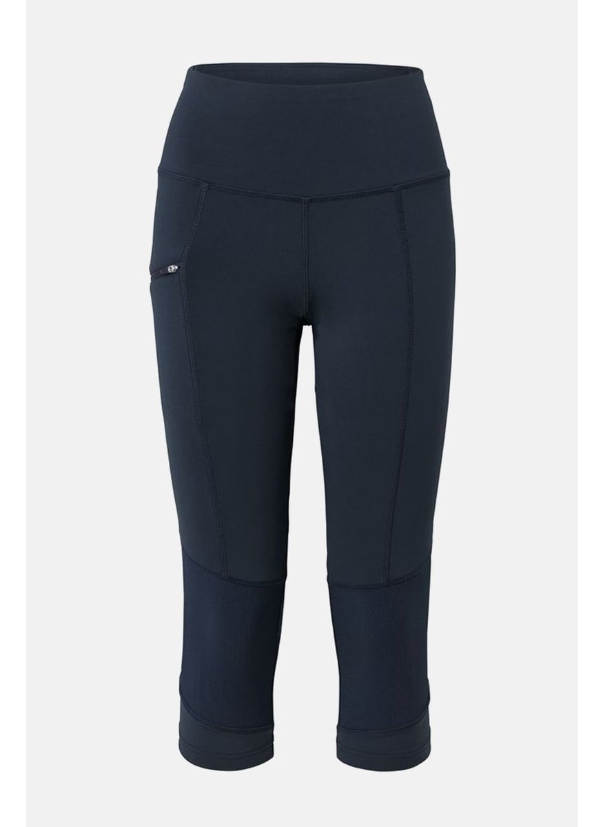Tchibo - Women 3/4 Plain Crop Leggings, Navy - Image 1
