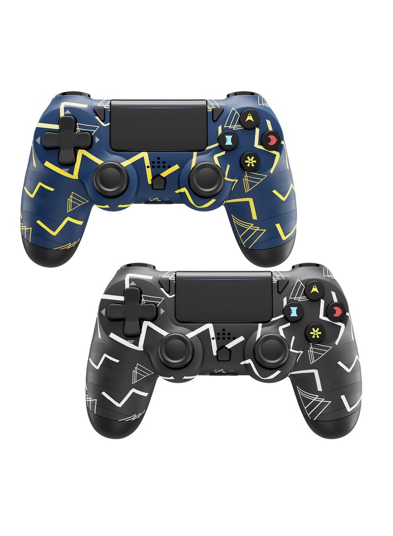 Controller for PS4, Wireless Controller Compatible with PlayStation4/3/PS3/PS4/Android/PC/iOS, PS4 Joystick with Touch Panel, Six Axis Gyroscope  - Image 1