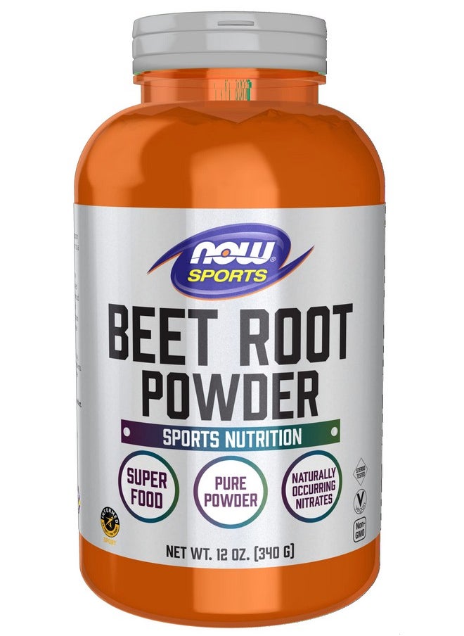 now - Sports Nutrition Beet Root Powder Super Food With Naturally Occurring Nitrates 12Ounce - Image 1