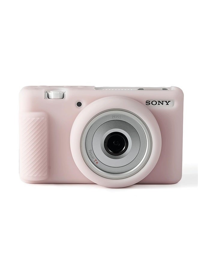 Rieibi ZV-1F Case, Soft Silicone Protective Case for Sony ZV1F/ZV-1M2/ZV-1 Mark II Vlog Camera, Lightweight ZV1F Case - Light Pink - Image 1