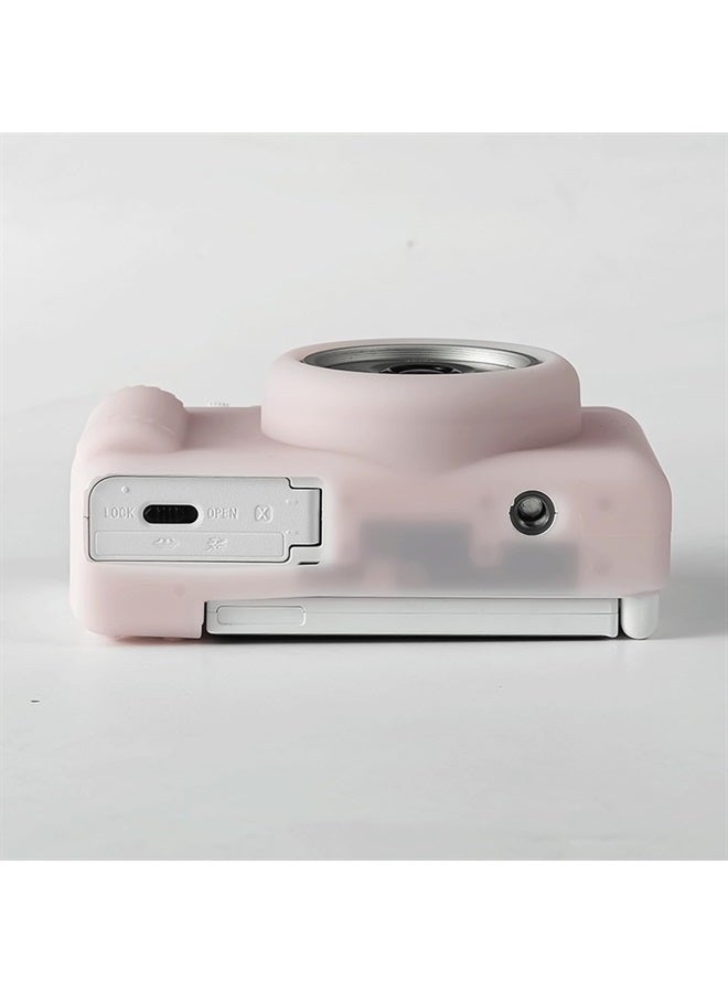 Rieibi ZV-1F Case, Soft Silicone Protective Case for Sony ZV1F/ZV-1M2/ZV-1 Mark II Vlog Camera, Lightweight ZV1F Case - Light Pink - Image 2