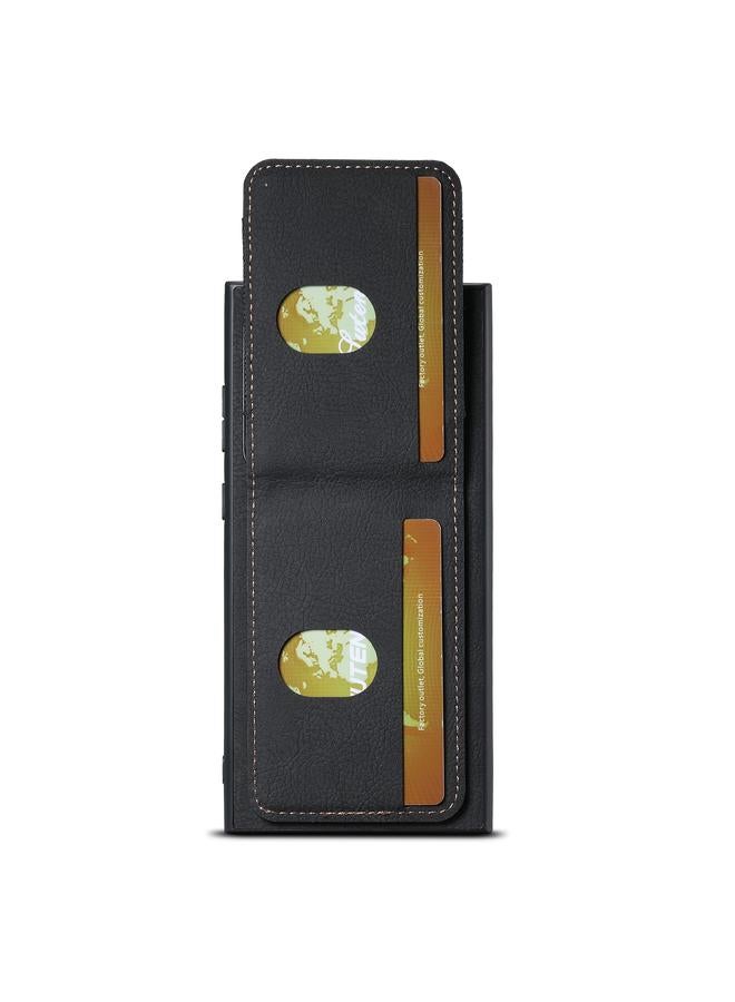 Suteni Case For Samsuny Galaxy S24 Ultrra 5G H03 Litchi Leather Card Bag Stand Back Phone Case - Image 5