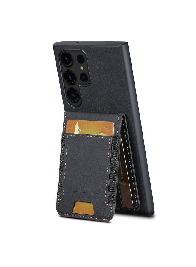 Suteni Case For Samsuny Galaxy S24 Ultrra 5G H03 Litchi Leather Card Bag Stand Back Phone Case - Image 3