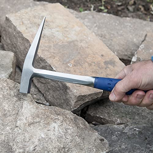 Estwing مطرقة الصخور ESTWING - 13 أونصة مع وجه مشطوف ومقبض لتقليل الصدمات - E3-13PM - Image 5