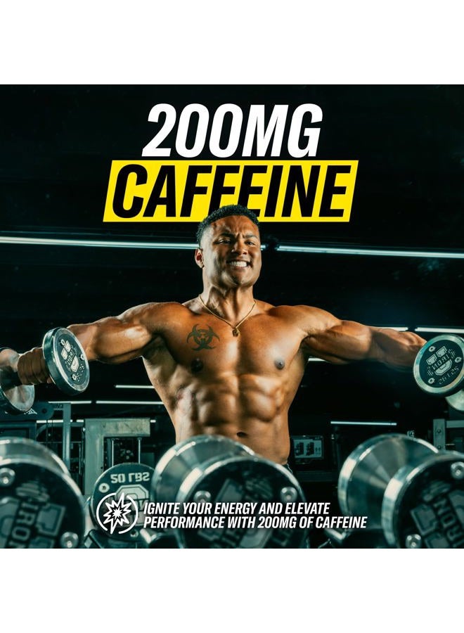 C4 Performance Energy Drink, Jolly Rancher Green Apple, Zero Sugar Carbonated Preworkout Energy, 200mg Caffeine with Beta Alanine, 16 Fl Oz (12 Pack) - Image 5