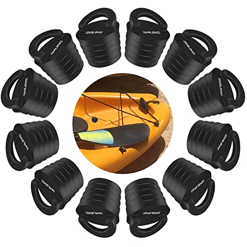 AMURS 12 Pieces Kayak Scupper Plug Kit Scupper Plugs Drain Holes Stopper with Silicone Handle Universal Kayak Plugs for sit on top of Kayak Canoe Boat - Image 1