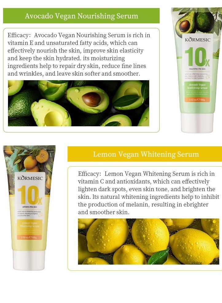 Kormesic Avocado Vegan Essence - Deep Nourishment & Skin Elasticity Boost 100g - Image 2