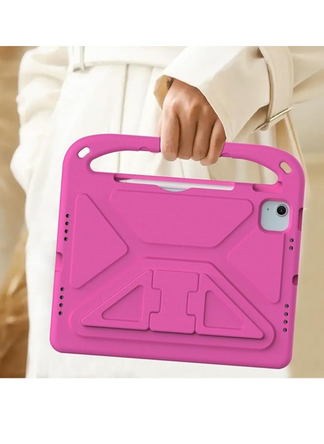 ماركة غير محددة - حافظة للأطفال لجهاز iPad Air مقاس 11 بوصة M2(2024) M2(2024)/Pro 11 بوصة (2024) M4: غطاء واقي خفيف الوزن من EVA خفيف الوزن ومقاوم للصدمات ومقاوم للصدمات ومقاوم للصدمات لحامل غطاء الأطفال لحامل التابلت للأطفال لجهاز iPad Air مقاس 11 بوصة / Pro 11 بوصة (2024) (أحمر وردي) - Image 1