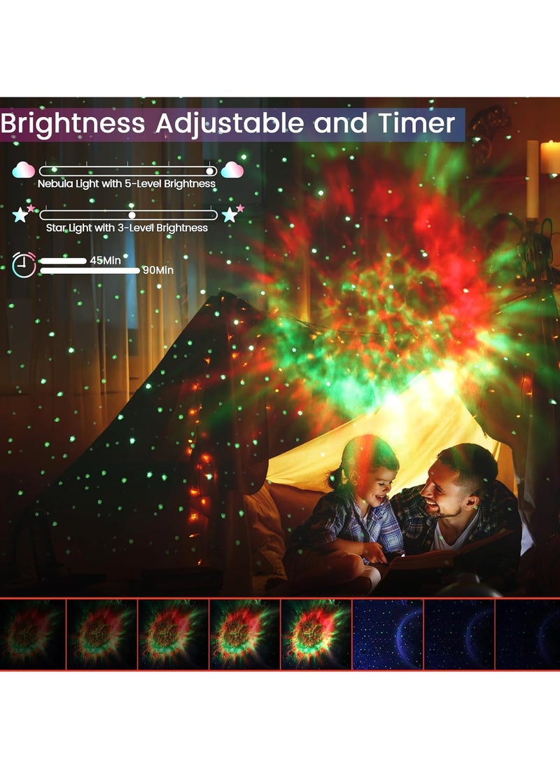ARNOTEC - Star Projector Night Light with Timer, Remote Control and 360°Adjustable Design, Astronaut Nebula Galaxy Night Light Projector for Children Adults Baby Bedroom, Party Room and Game Room - Image 1