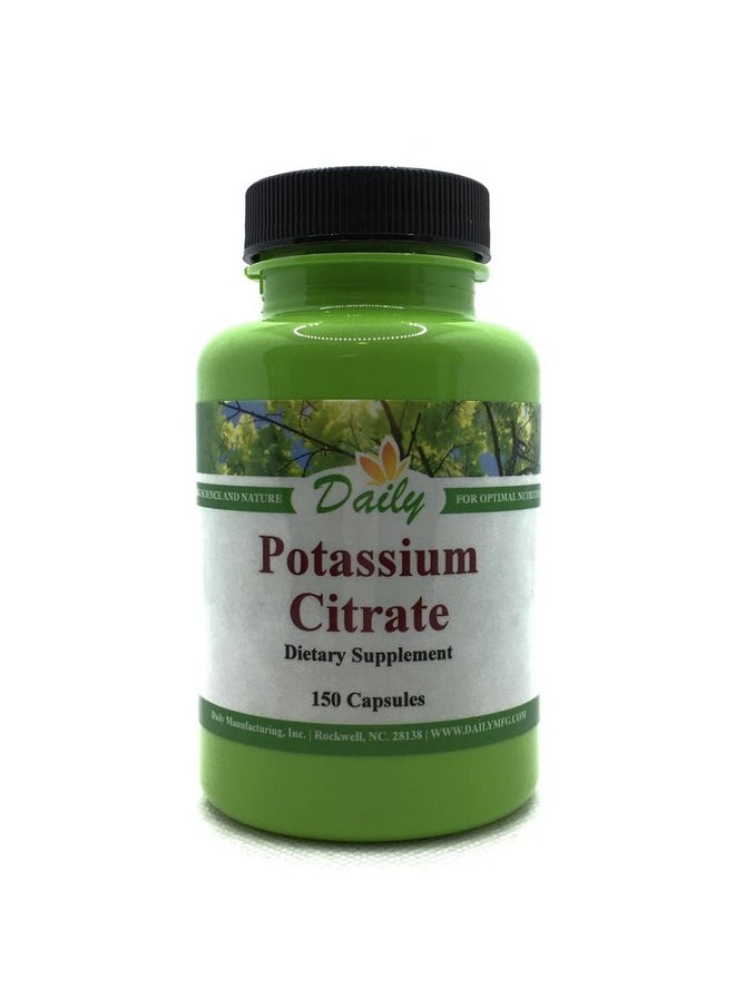 Daily Manufacturing - Daily Potassium Citrate (150 Vegetarian Capsules) - Image 1