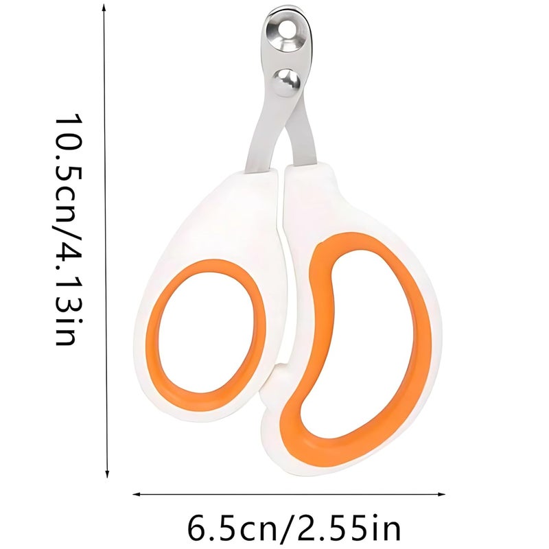 FAB TECH Cat Nail Cutter, Small Pets Grooming Tool, Cute Cat Clipper, Stainless Steel Cat Nail Cutter with PP Handle,Cat Nail Clipper Pet Nail Cutter for Small Pets - Image 3