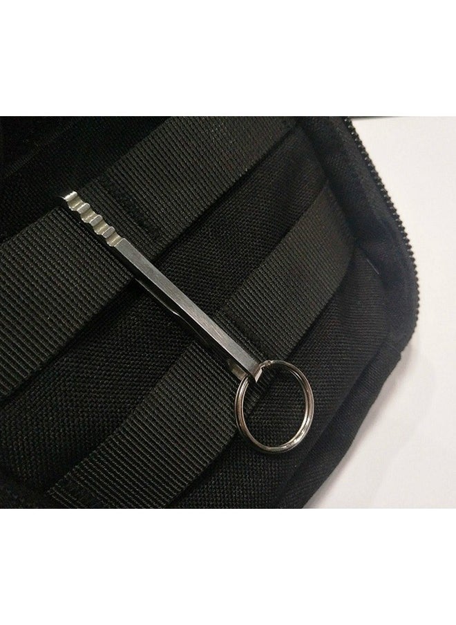 CHENYA Climbing Buckle Clip Portable EDC Ring Buckle Carabiner Clip with with Keyring Stainless Steel Hanging Buckle Bottle Opener Belt Clip Quick Hanging Accessory for Outdoor  - Image 5