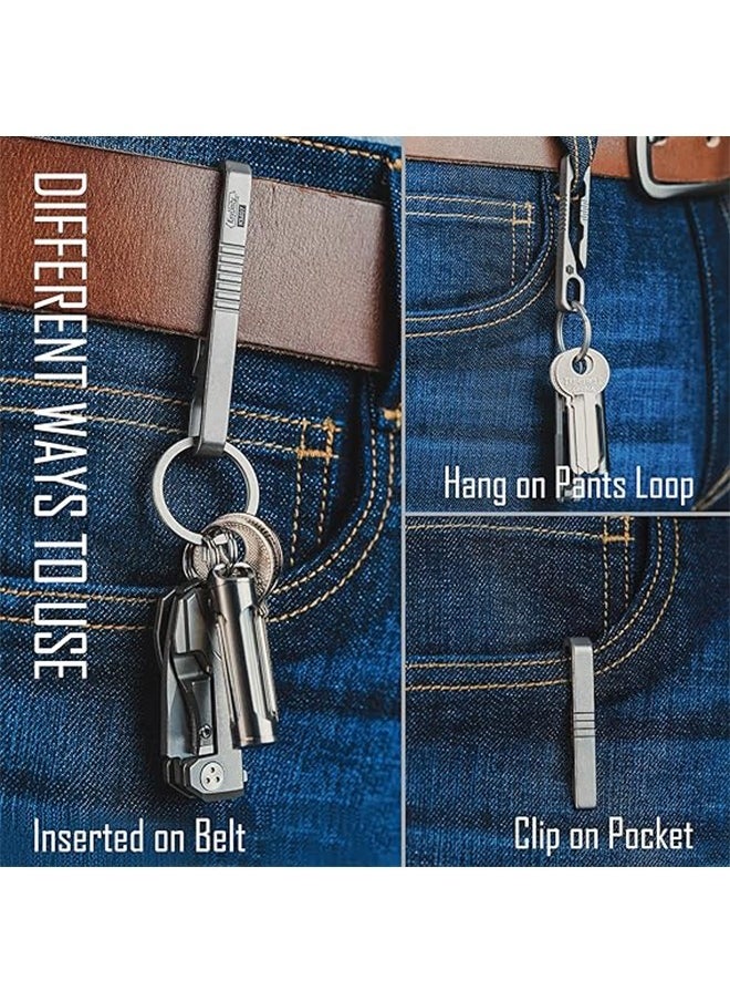 CHENYA Climbing Buckle Clip Portable EDC Ring Buckle Carabiner Clip with with Keyring Stainless Steel Hanging Buckle Bottle Opener Belt Clip Quick Hanging Accessory for Outdoor  - Image 3