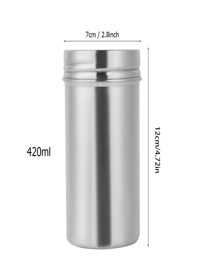 Kodrily 304 Stainless Steel Sealed Food Storage Jar Portable, 1PCS Stainless Steel Tea Jar Tea Canister, Steel Canister Coffee Jar with Lid for Campin Travel Outdoor (Large Size) - Image 3