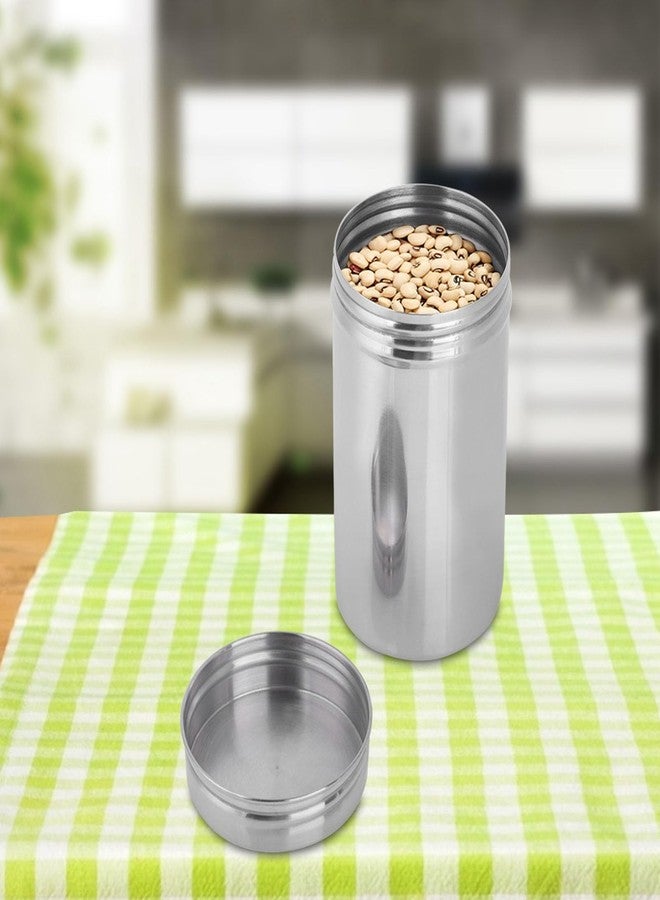 Kodrily 304 Stainless Steel Sealed Food Storage Jar Portable, 1PCS Stainless Steel Tea Jar Tea Canister, Steel Canister Coffee Jar with Lid for Campin Travel Outdoor (Large Size) - Image 5
