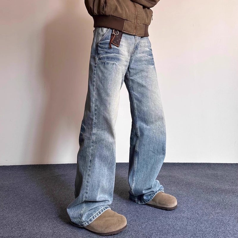 Unisex Casual Daily Denim Jeans - Image 2