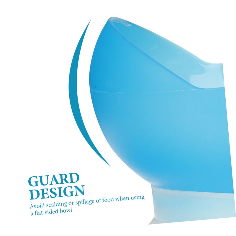 3 Pack Senior Dining Bowls Non Slip Easy Clean Fall Design for Elderly Handicapped Disabled - Image 3