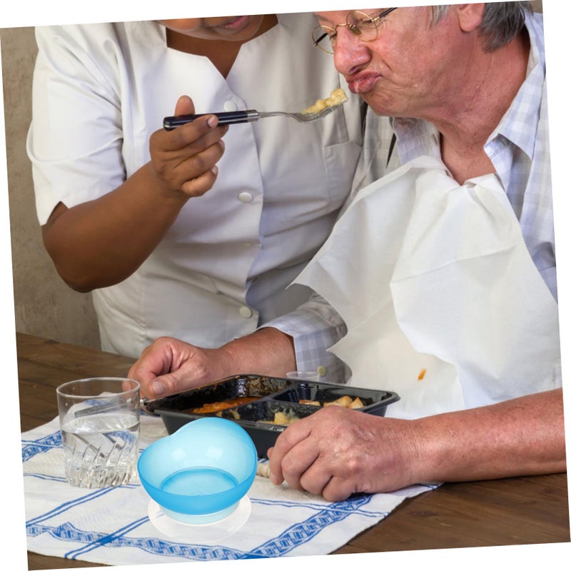 3 Pack Senior Dining Bowls Non Slip Easy Clean Fall Design for Elderly Handicapped Disabled - Image 4