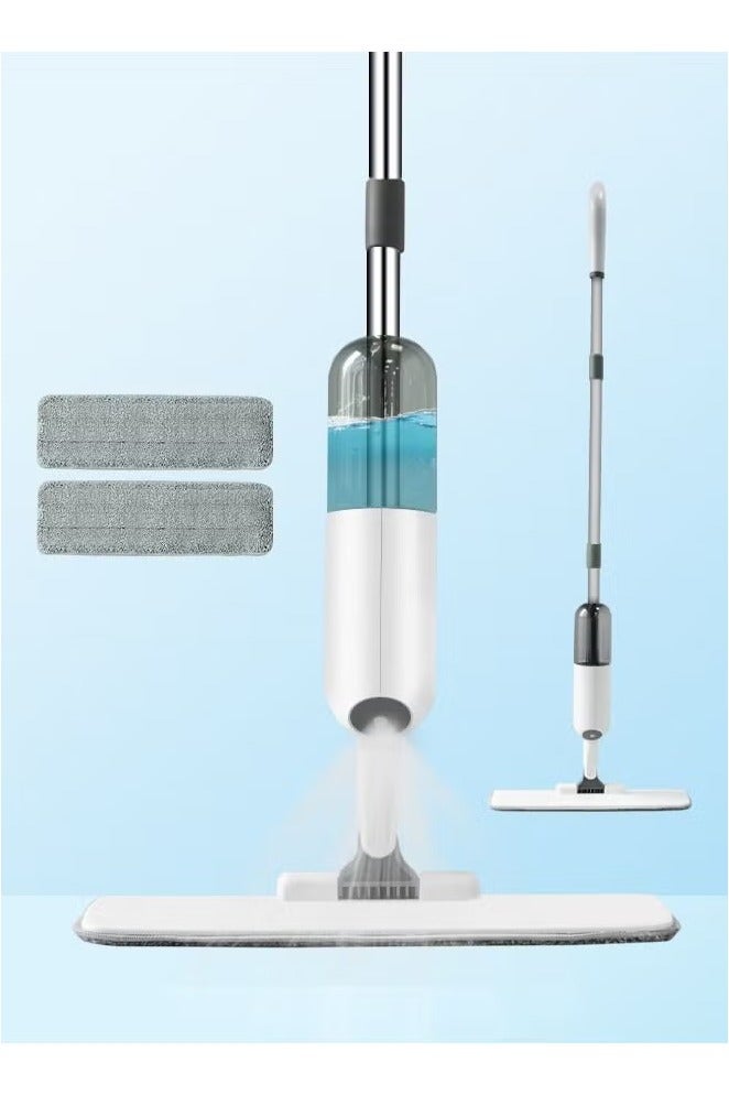 XiuWoo Spray Mop with 2 Washable Microfiber Pads-Cleaning Mop with 350ML Refillable Water Tank-Ceramic Floor Mop for Home Kitchen - Image 1