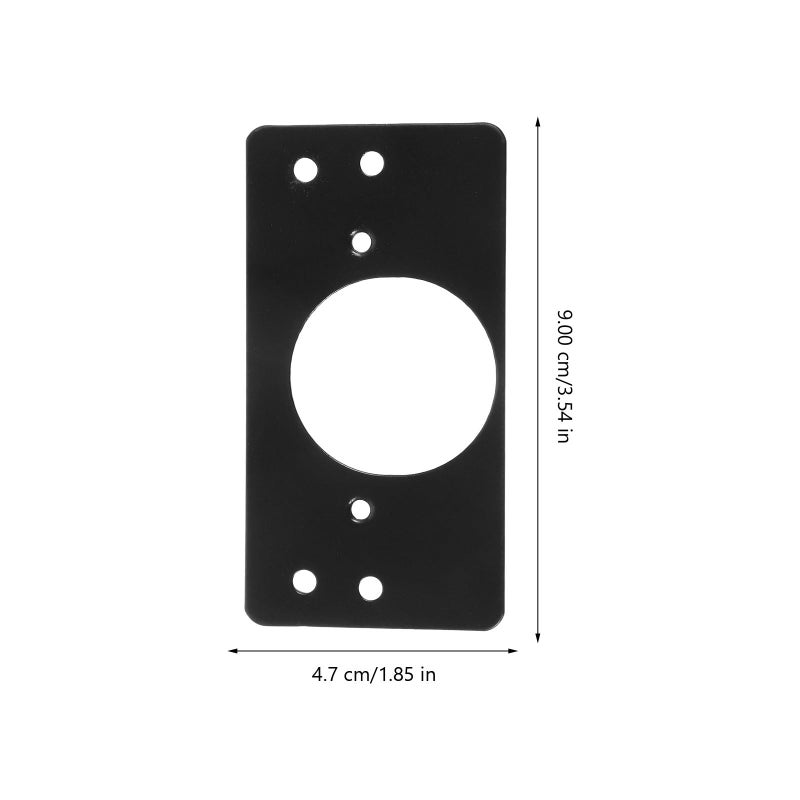 Stainless Steel Door Hinge Repair Plate and Hole Filler Plate for Wood Furniture - Image 3