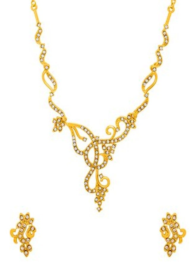 فويلا أقراط فويلا المرصعة للنساء (ذهبية) (8907617186917) - Image 1