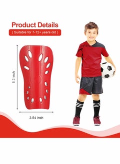 KASTWAVE 2 Pack Kids Soccer Shin Pads  - Image 2