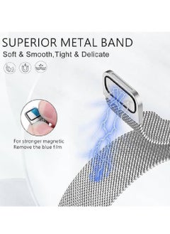 Generic Compatible for Samsung Galaxy Watch Ultra Band 47mm, Metal Mesh Milanese Loop Adjustable Strap Replacement for Samsung Galaxy Watch 7 Ultra 47 mm  - Image 2