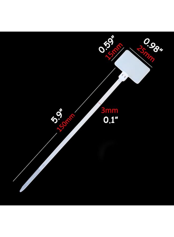 erorex 250Pcs 6 Inch Wire Zip Ties Self Locking Plastic Nylon Cable Ties Multicolor Network Wire Plastic Straps Label Mark Tag - Image 3