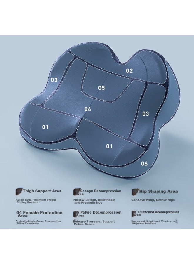 Petal Cushion, Office And Home Use, Buttocks Pad, Breathable, Long-sitting Pressure Relief Chair Cushion Pad For Men And Women - Image 4
